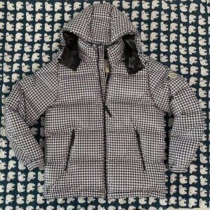 Genius x Fragment Houndstooth Down Jacket Size M